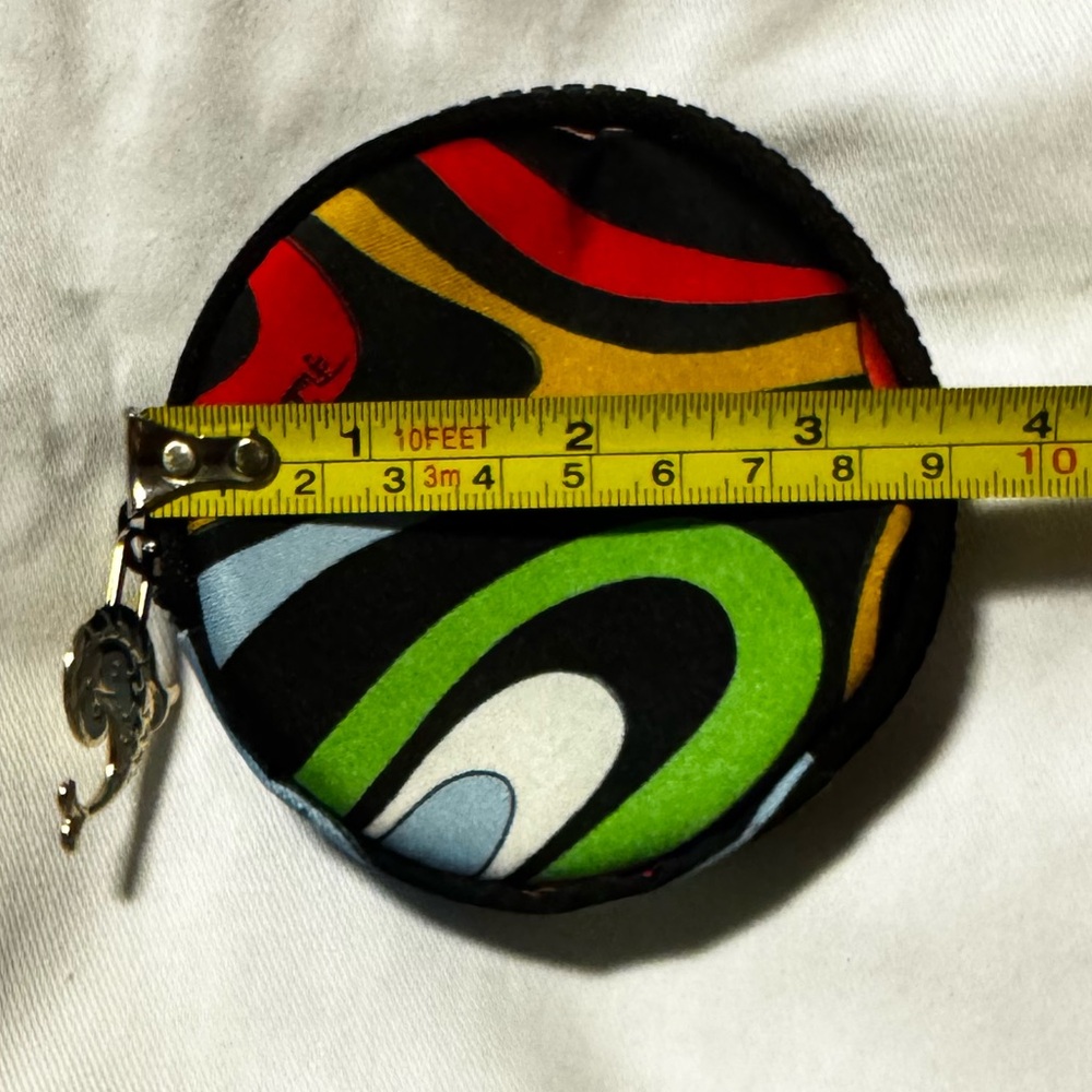 New PUCCI MARMO Round Coin Purse - Picture 8 of 9